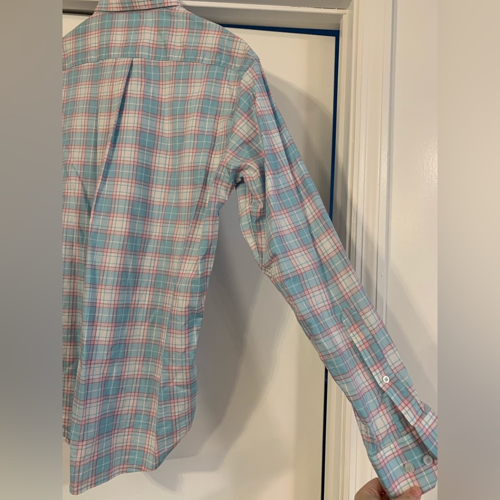 MENS SM SOUTHERN POINT CO BUTTON DOWN SHIRT - Picture 4 of 6